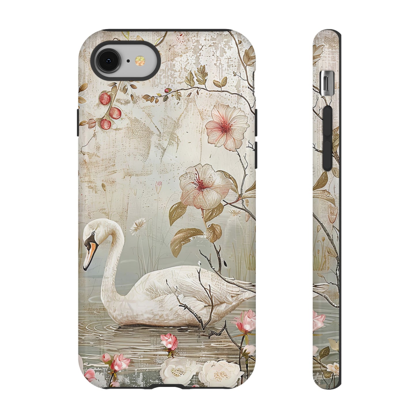 Vintage Swan - iPhone Tough Case