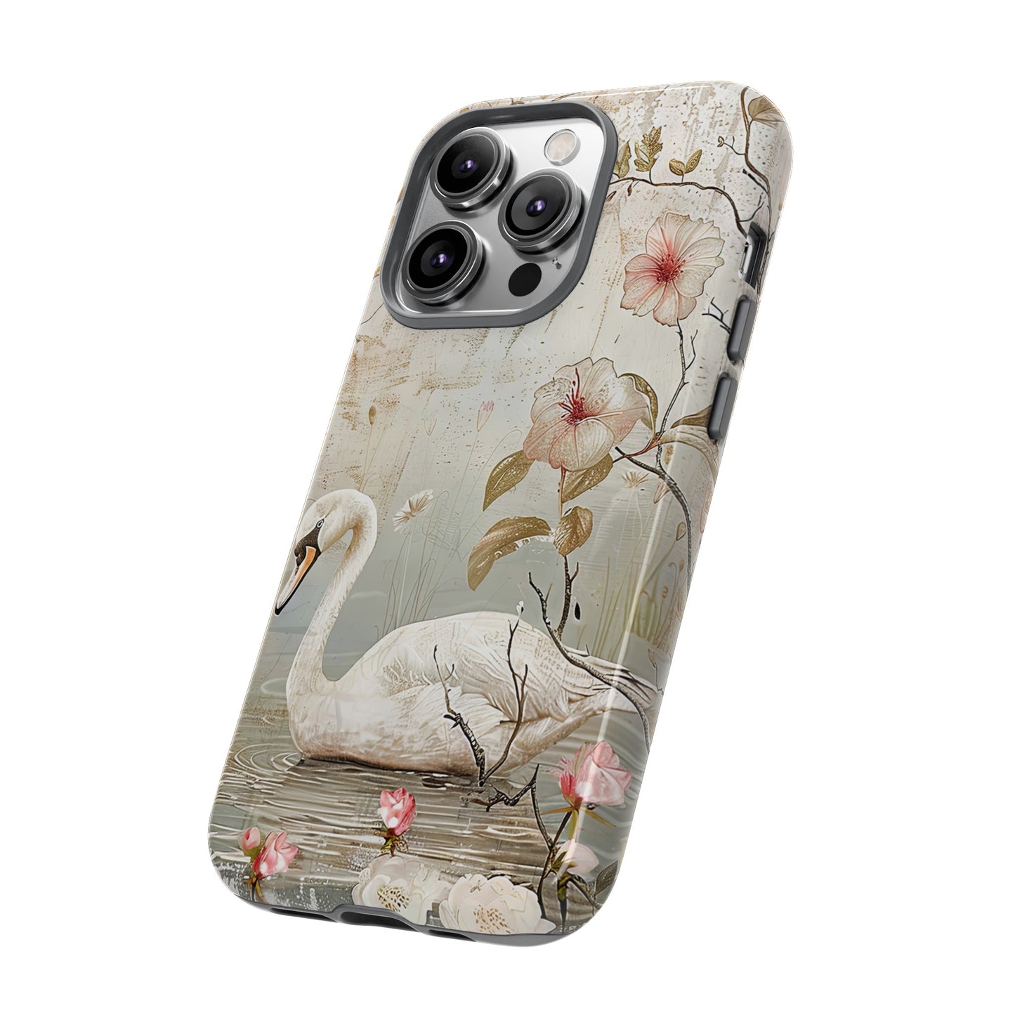 Vintage Swan - iPhone Tough Case