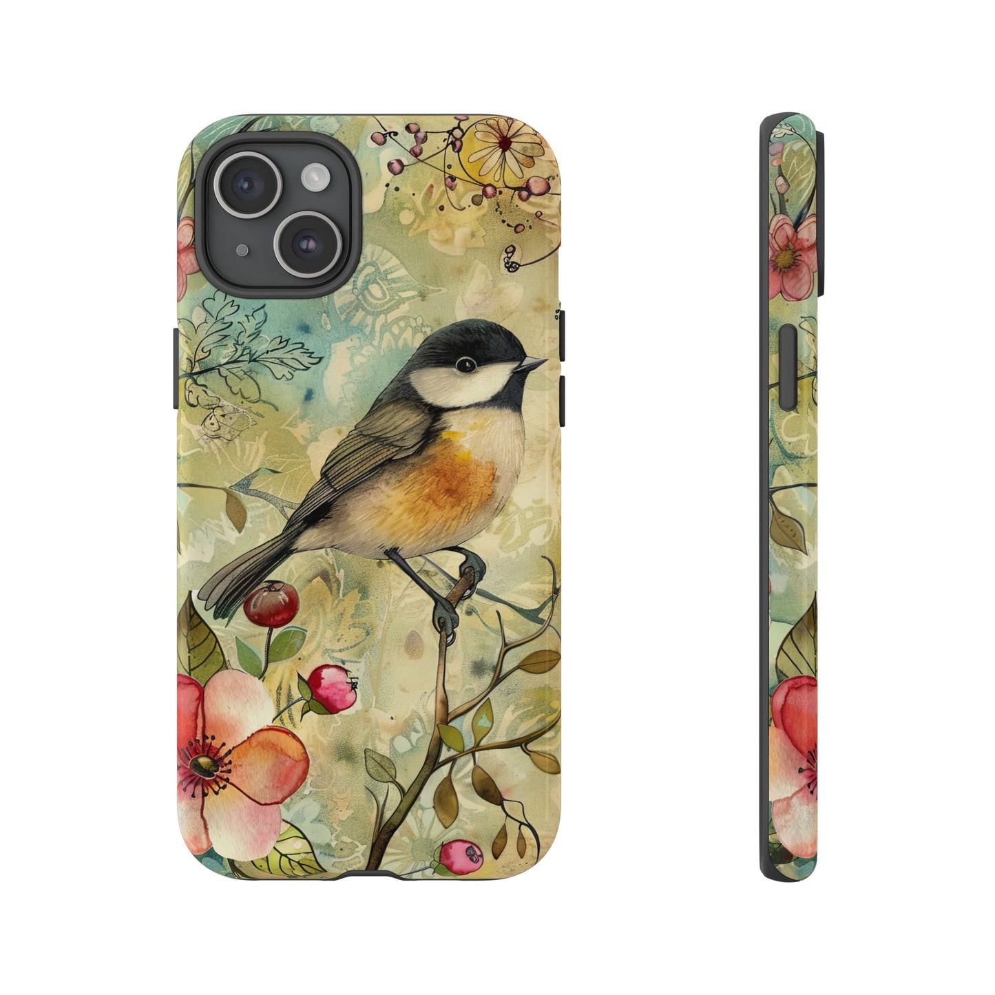 Watercolor Bird - iPhone Tough Case