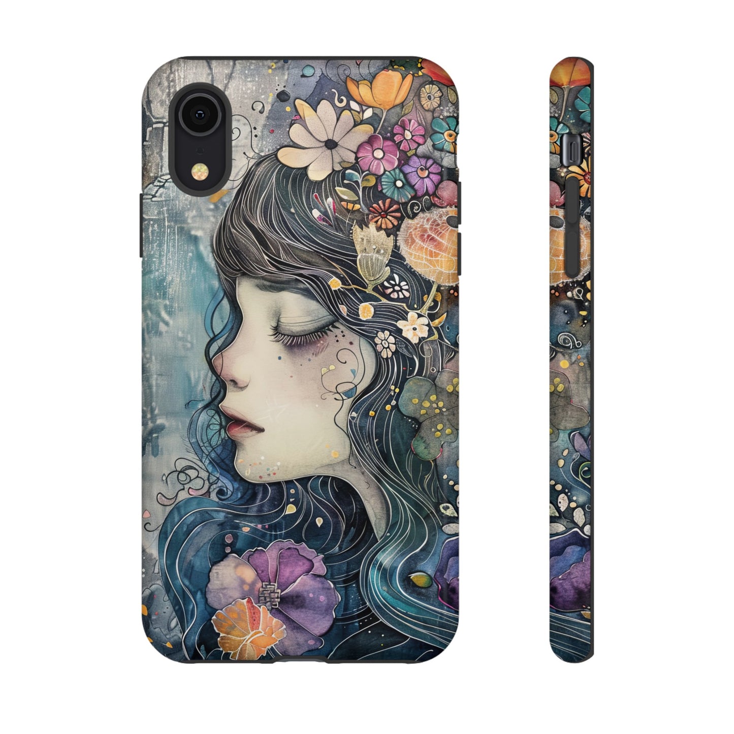 Watercolor Girl - Tough iPhone Case