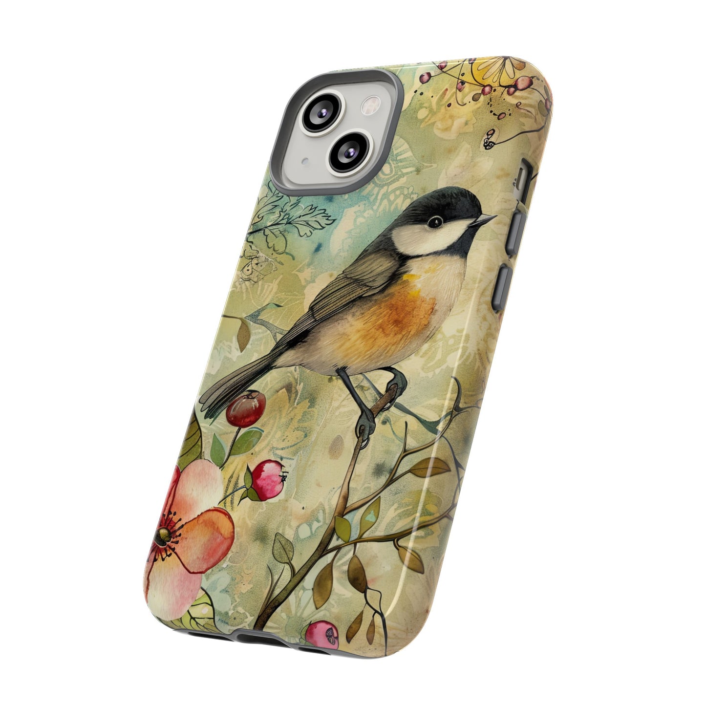 Watercolor Bird - iPhone Tough Case
