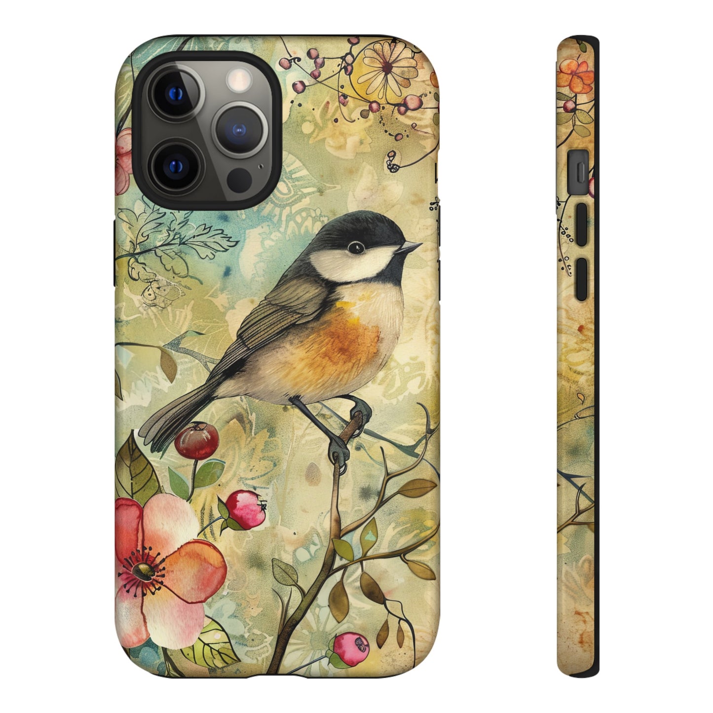 Watercolor Bird - iPhone Tough Case