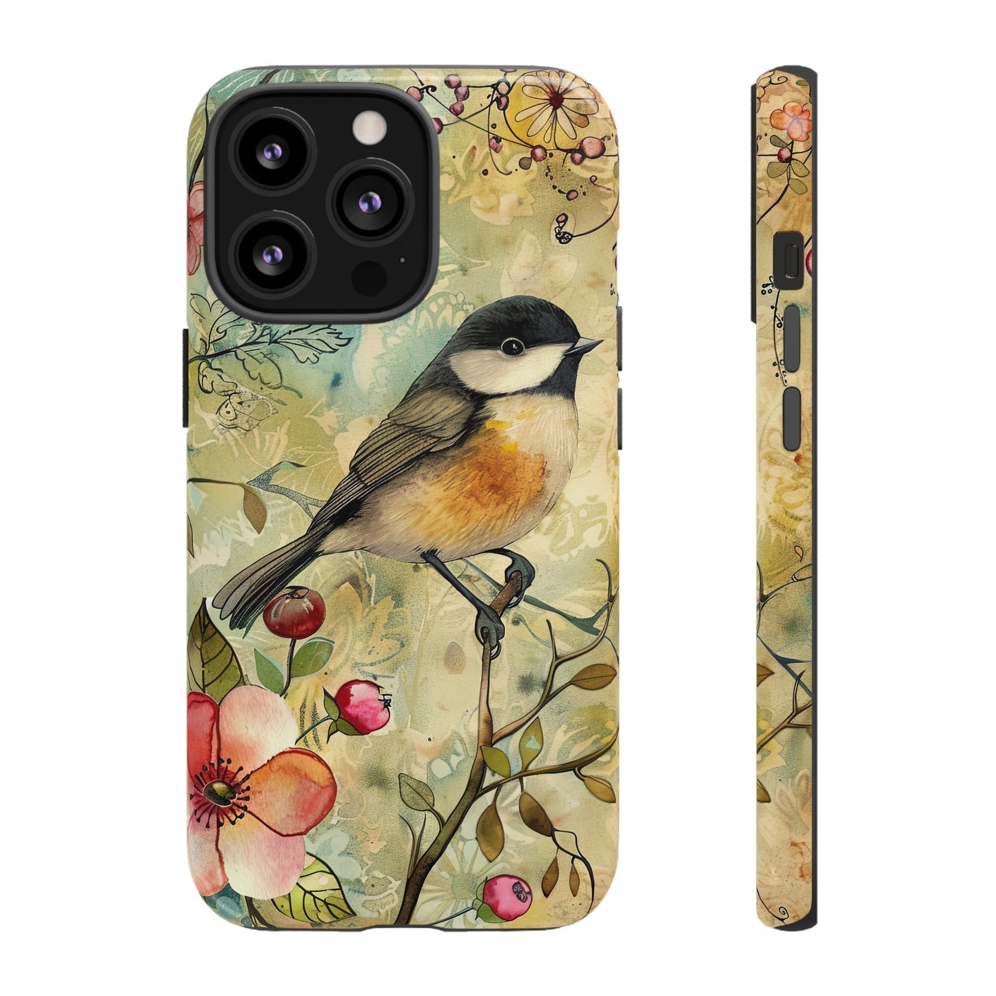 Watercolor Bird - iPhone Tough Case