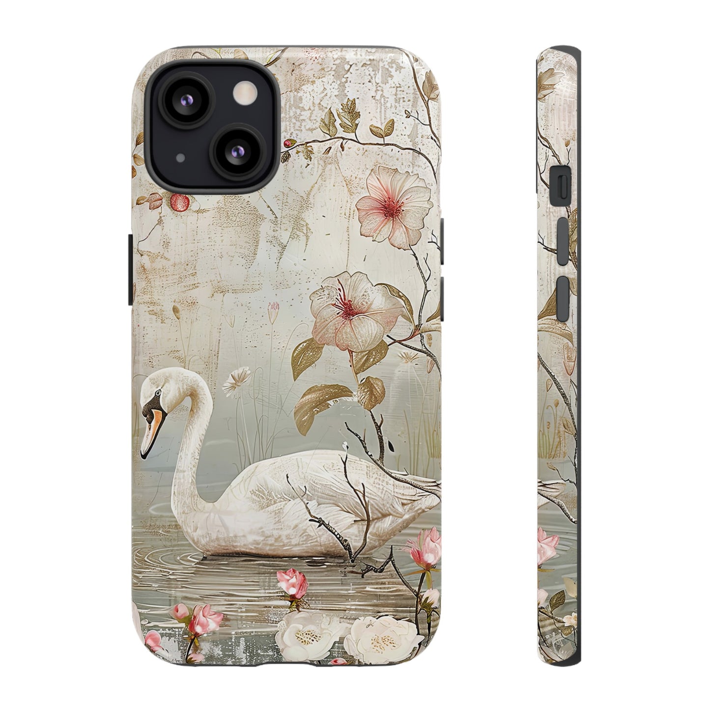Vintage Swan - iPhone Tough Case