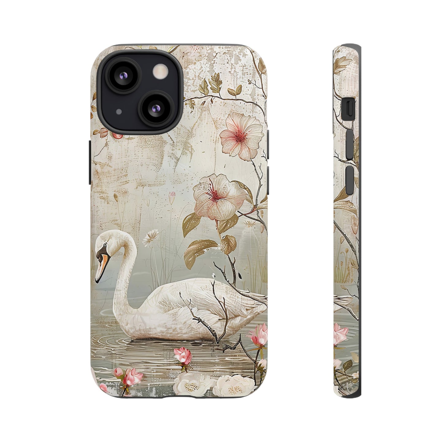 Vintage Swan - iPhone Tough Case