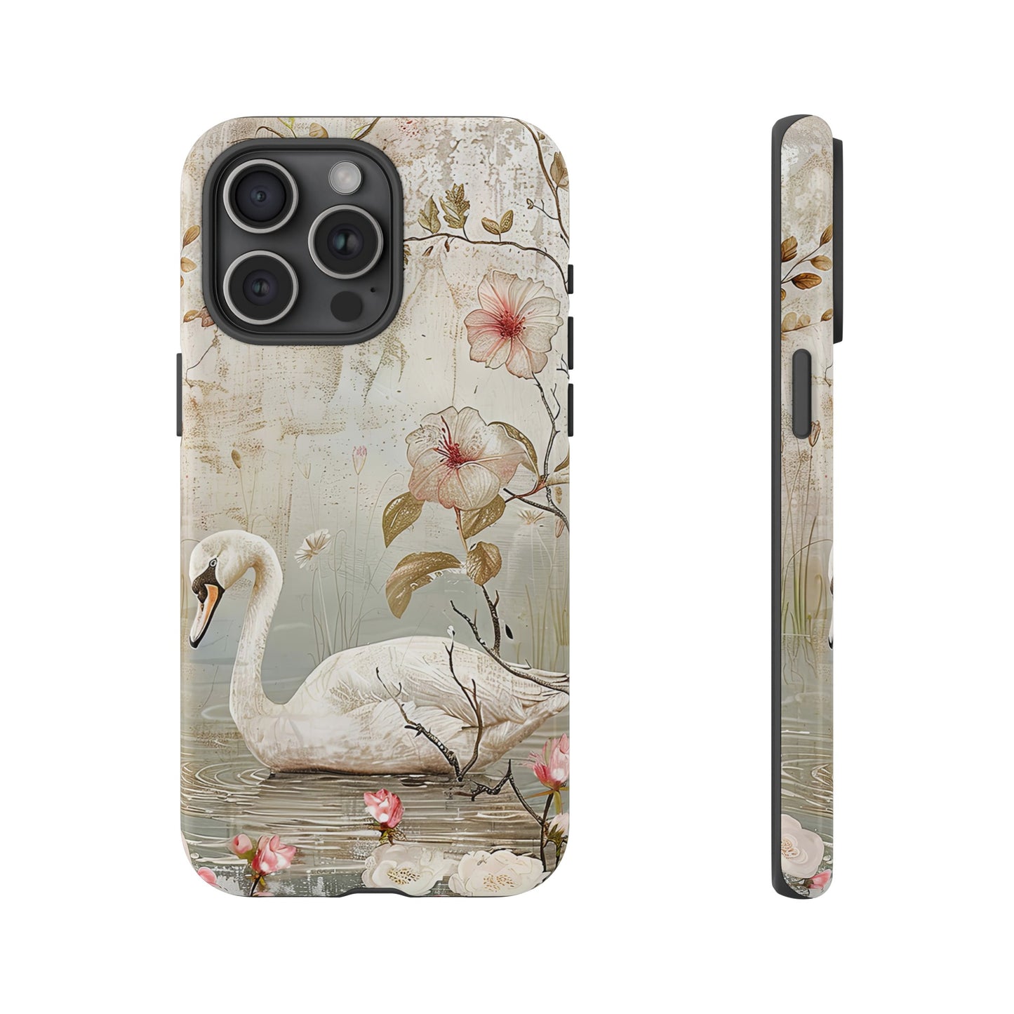 Vintage Swan - iPhone Tough Case