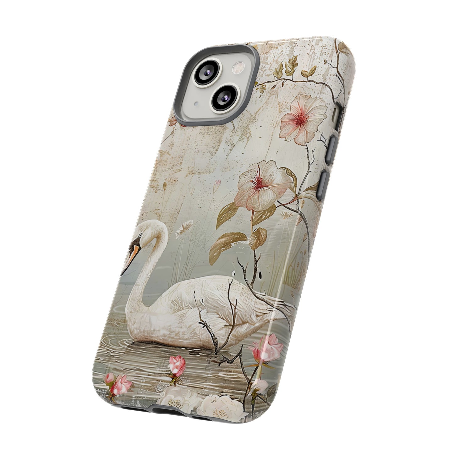 Vintage Swan - iPhone Tough Case