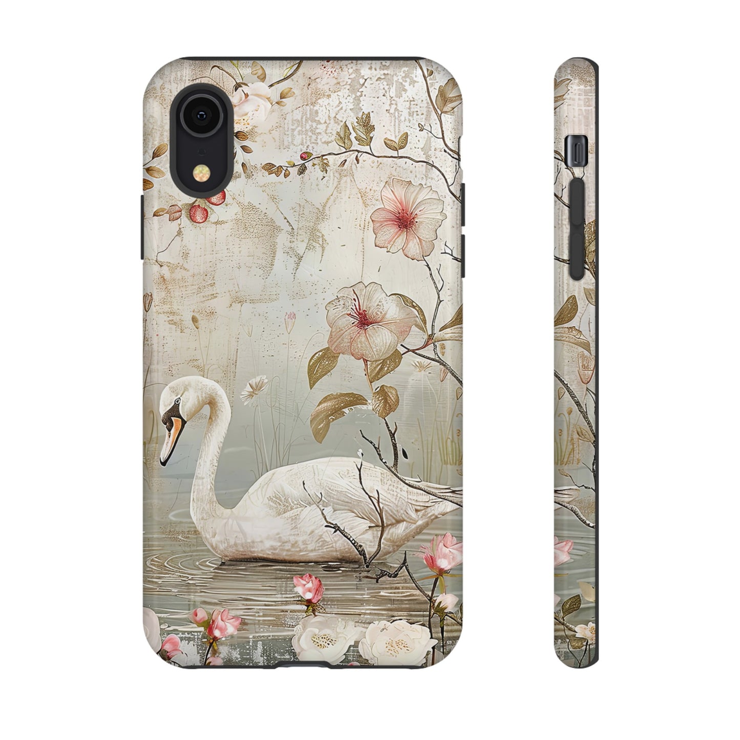 Vintage Swan - iPhone Tough Case