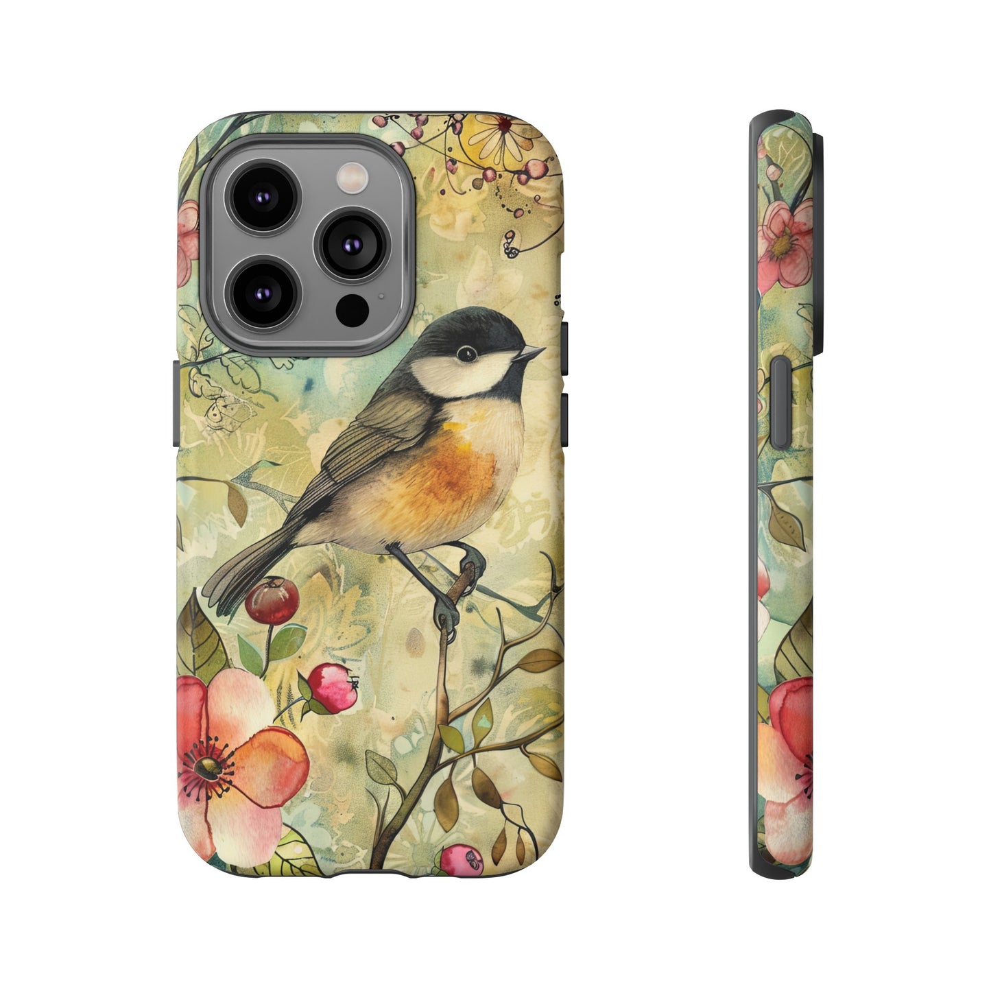 Watercolor Bird - iPhone Tough Case