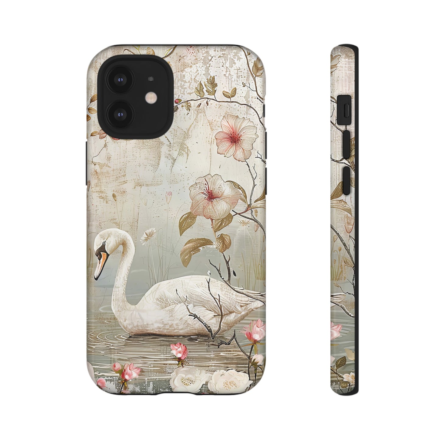 Vintage Swan - iPhone Tough Case