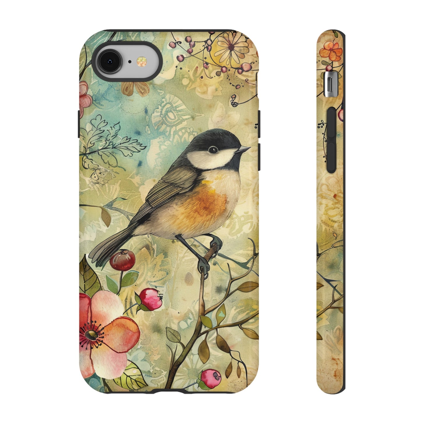 Watercolor Bird - iPhone Tough Case