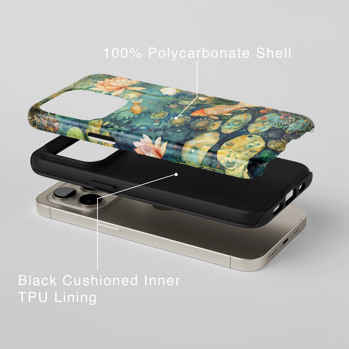 Fish Pond - iPhone Tough Case