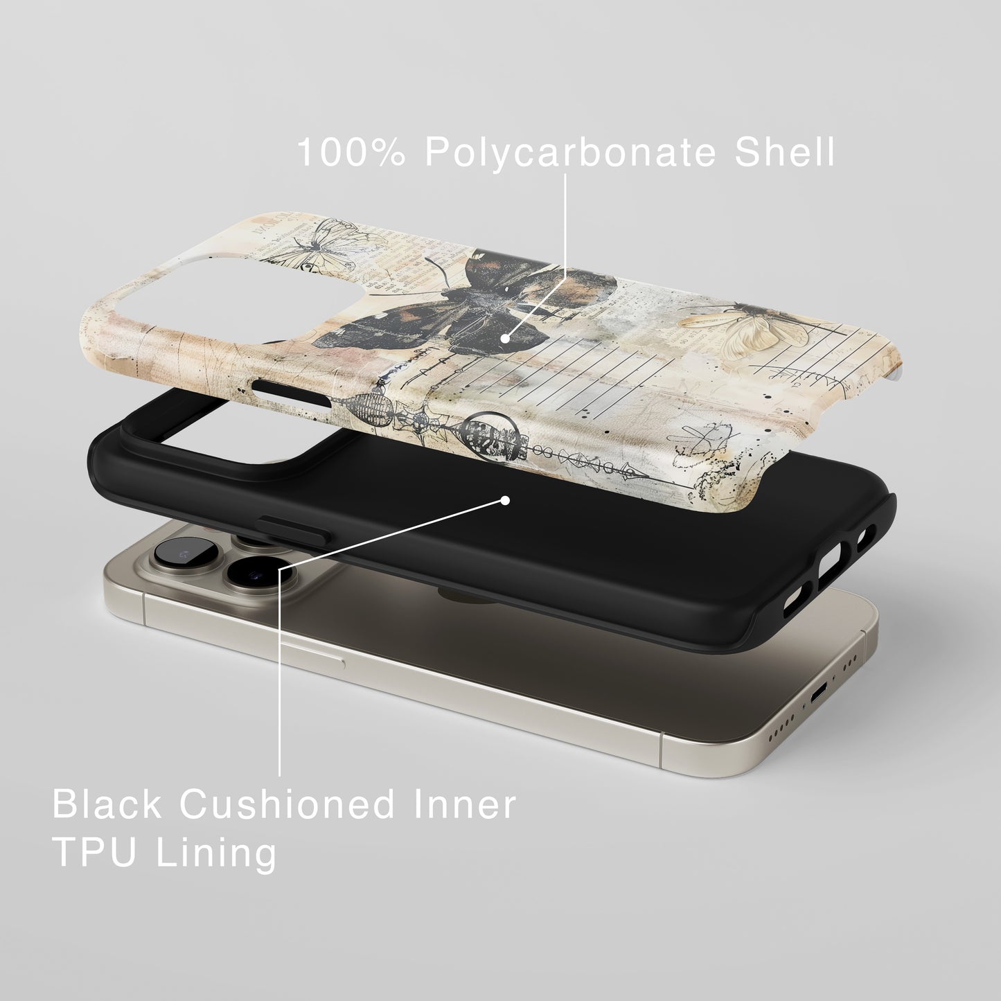 Moth Junk Journal - iPhone Tough Case