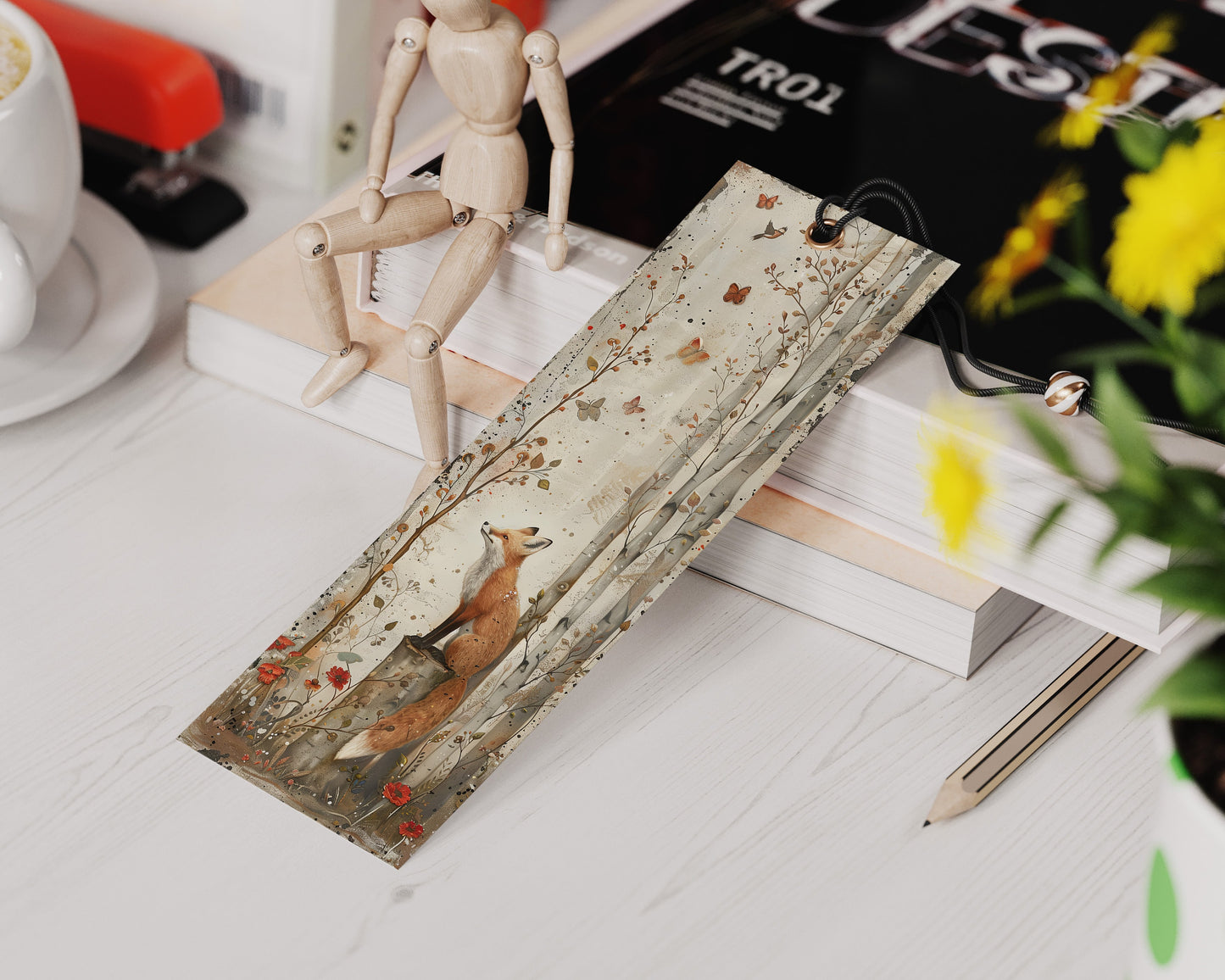 10 Woodland Animals Printable Bookmarks | Digital Download JPG Bookmark Set| PNG bookmark sublimation | Cute bookmark set | Fussy Cuts Gift