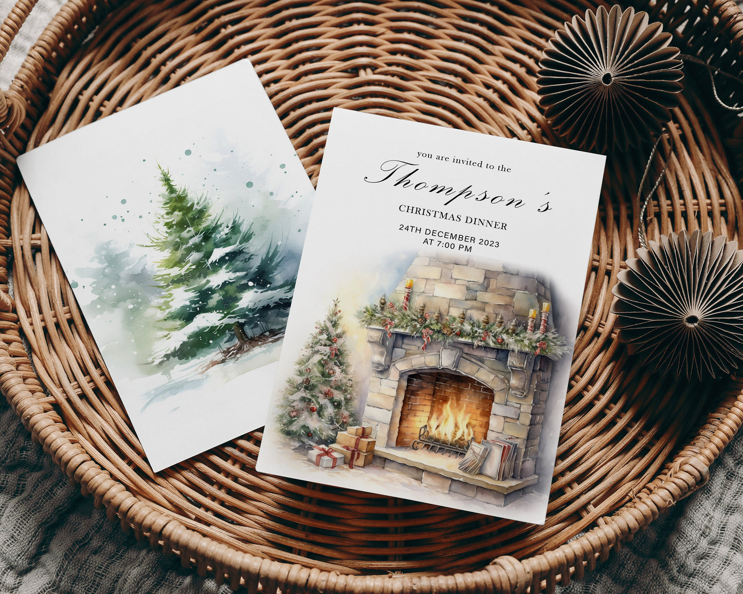 Watercolor Christmas Clipart Mega Bundle: Christmas Crafts and Decor | PNG Set | Digital Download | Santa | Reindeer | Decorations | Scenes