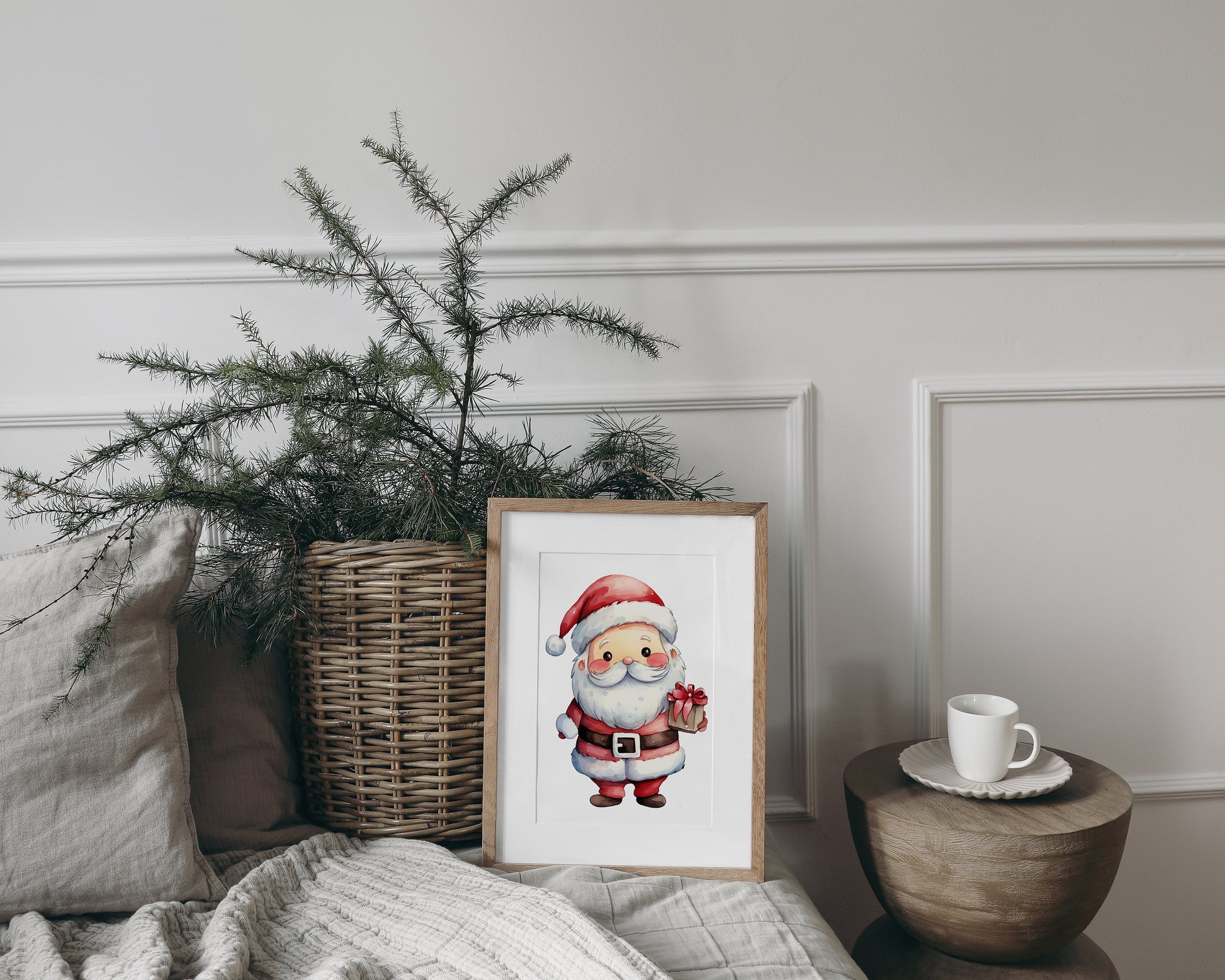 Cute Santa Clipart: Santa Claus Art for Christmas Crafts and Decor | PNG Bundle | Digital Download | Sublimation files | Kawaii X-mas Pack