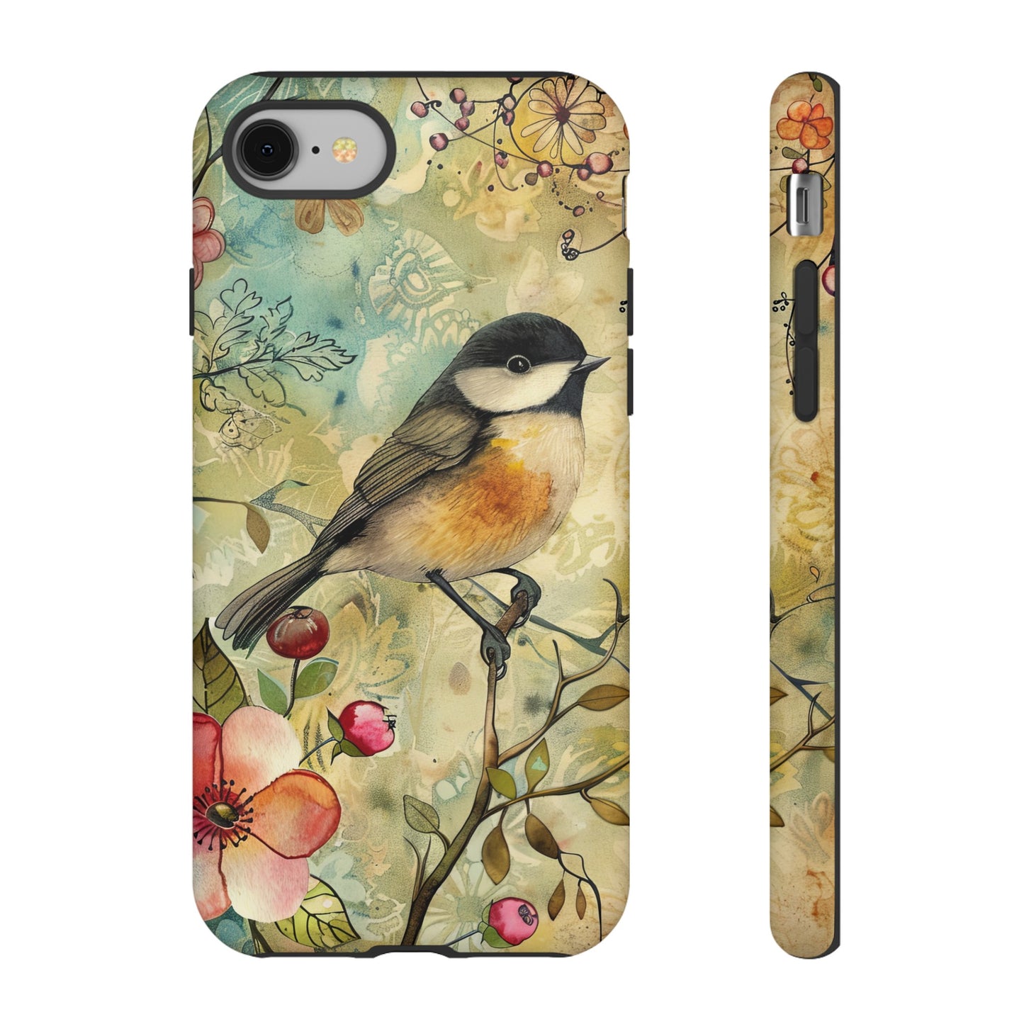 Watercolor Bird - iPhone Tough Case