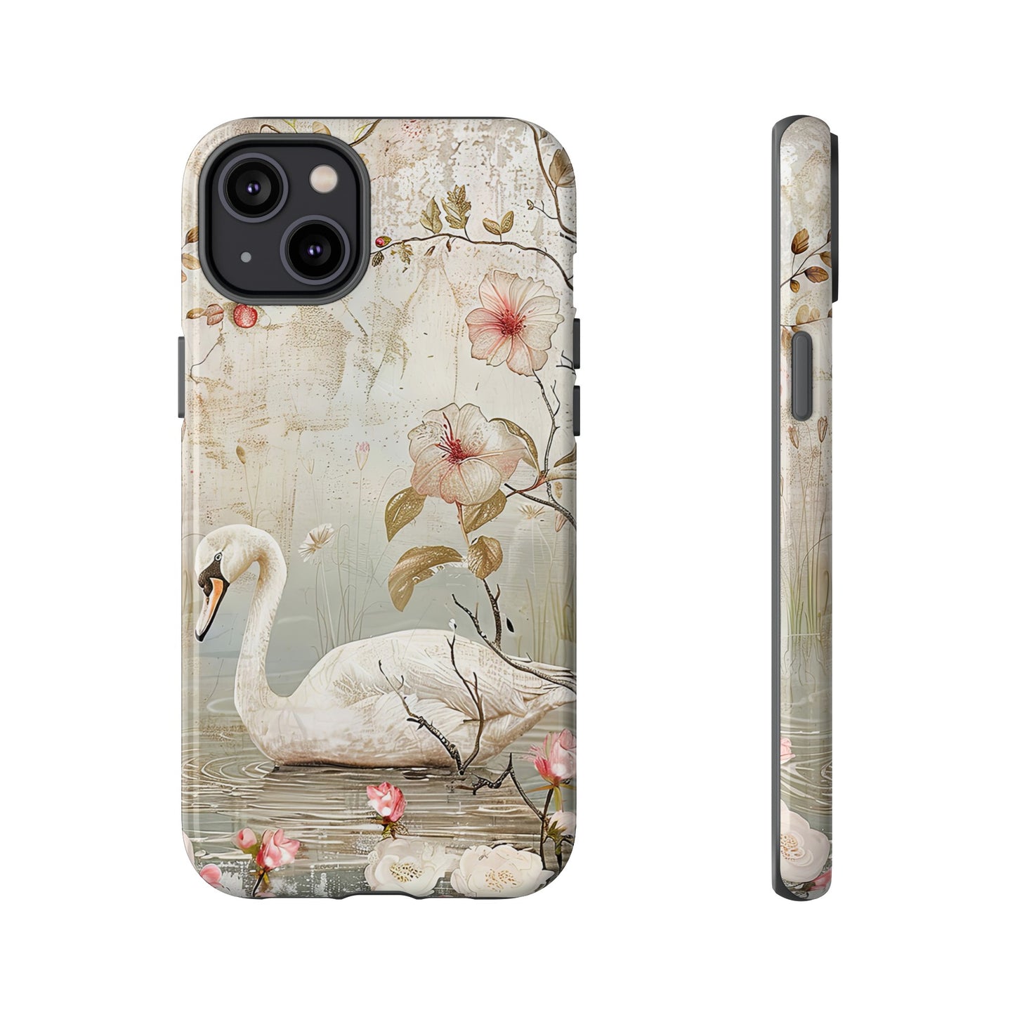 Vintage Swan - iPhone Tough Case