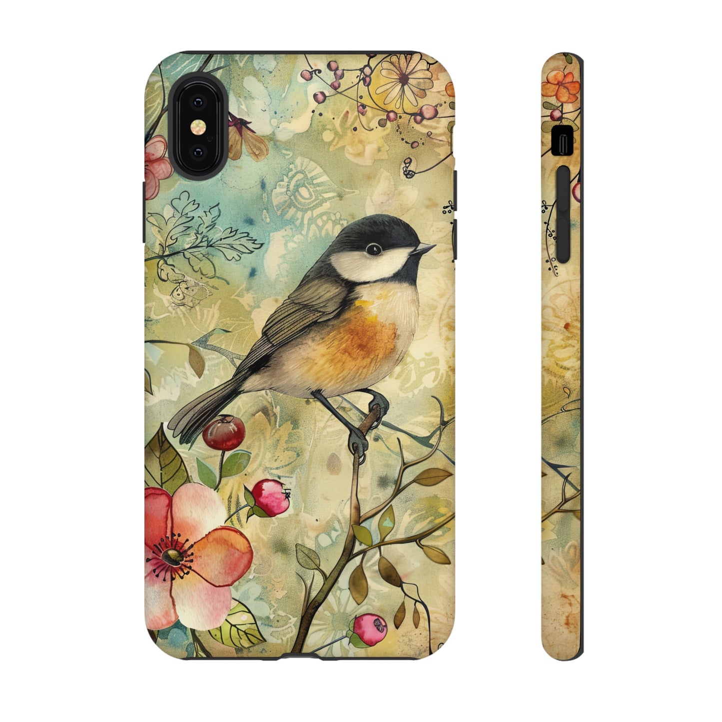 Watercolor Bird - iPhone Tough Case