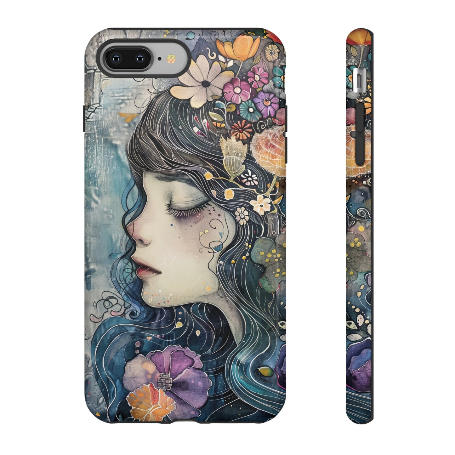 Watercolor Girl - Tough iPhone Case