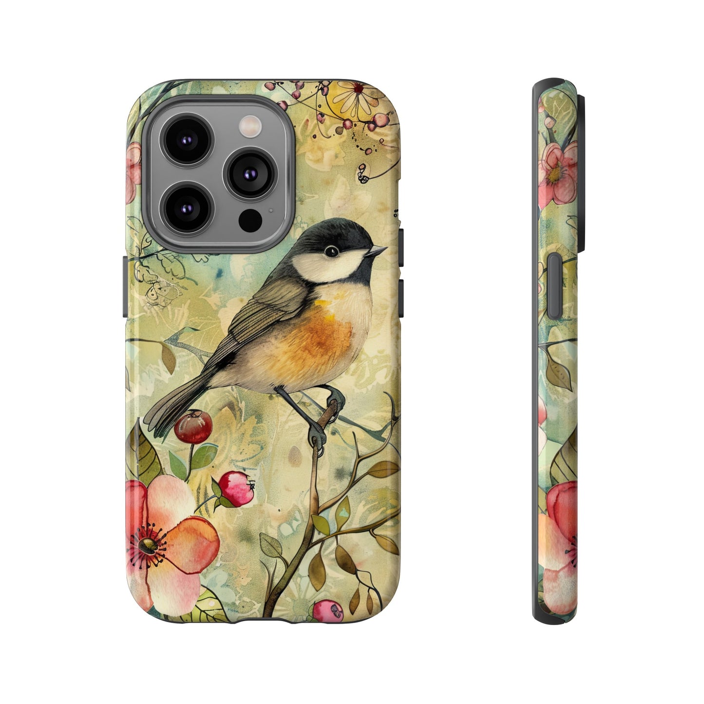 Watercolor Bird - iPhone Tough Case