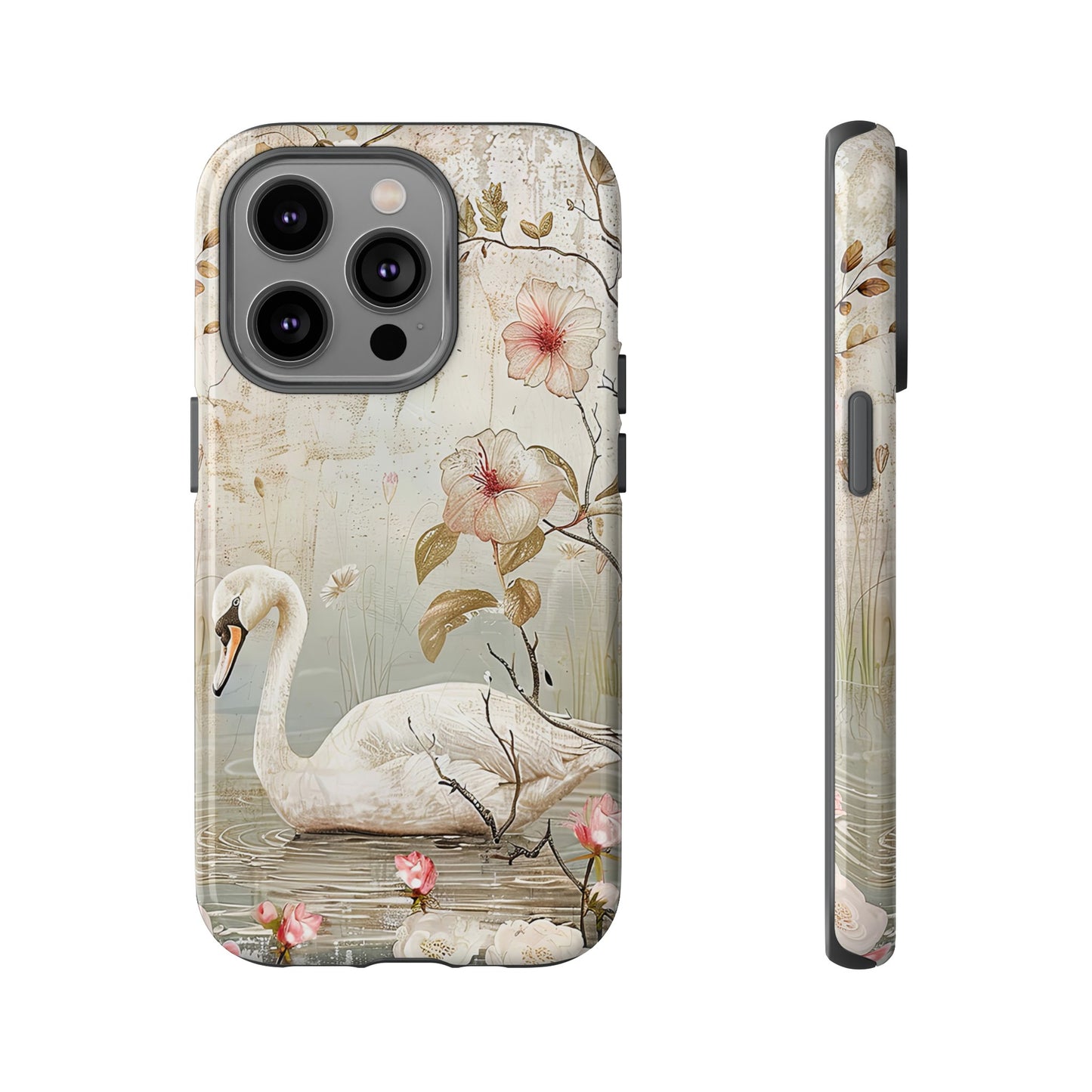 Vintage Swan - iPhone Tough Case