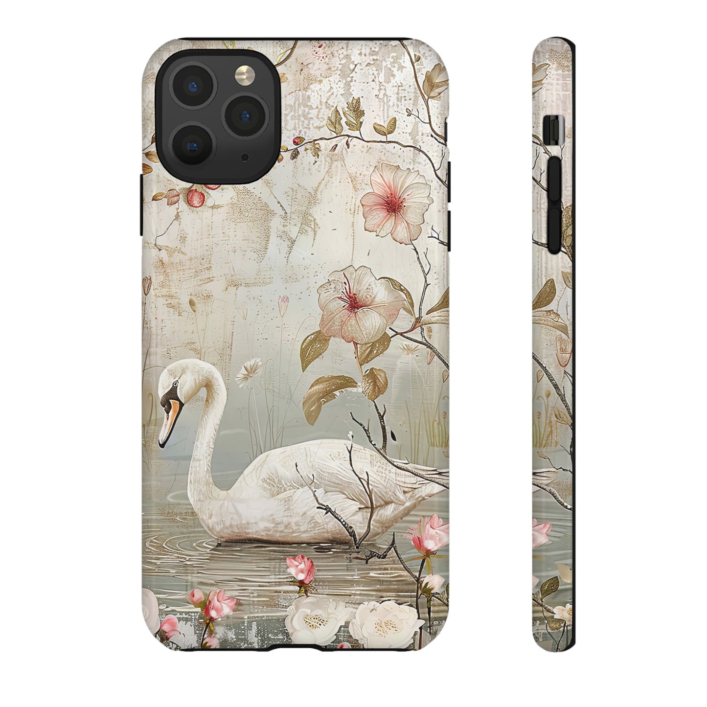 Vintage Swan - iPhone Tough Case