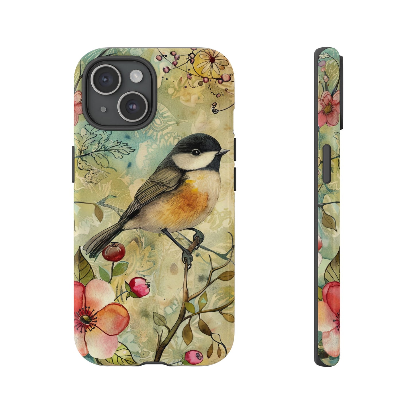 Watercolor Bird - iPhone Tough Case