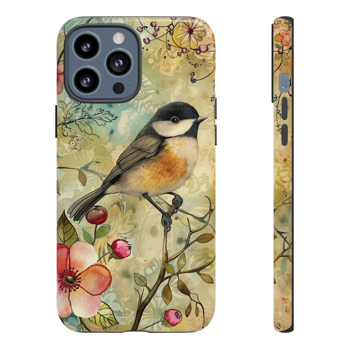 Watercolor Bird - iPhone Tough Case