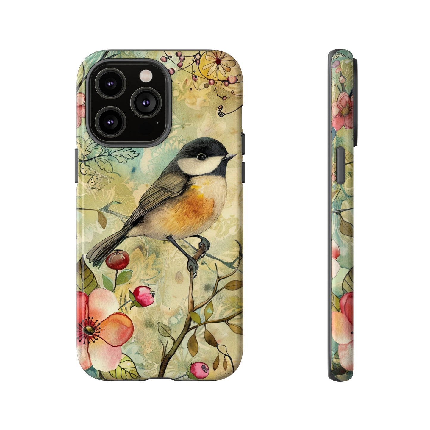 Watercolor Bird - iPhone Tough Case