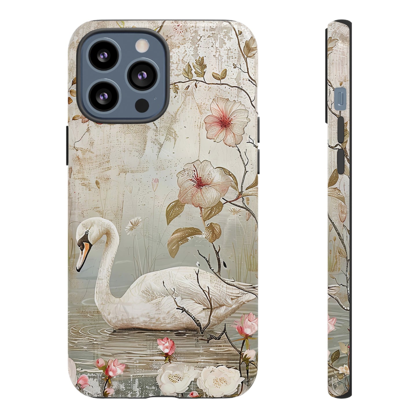 Vintage Swan - iPhone Tough Case