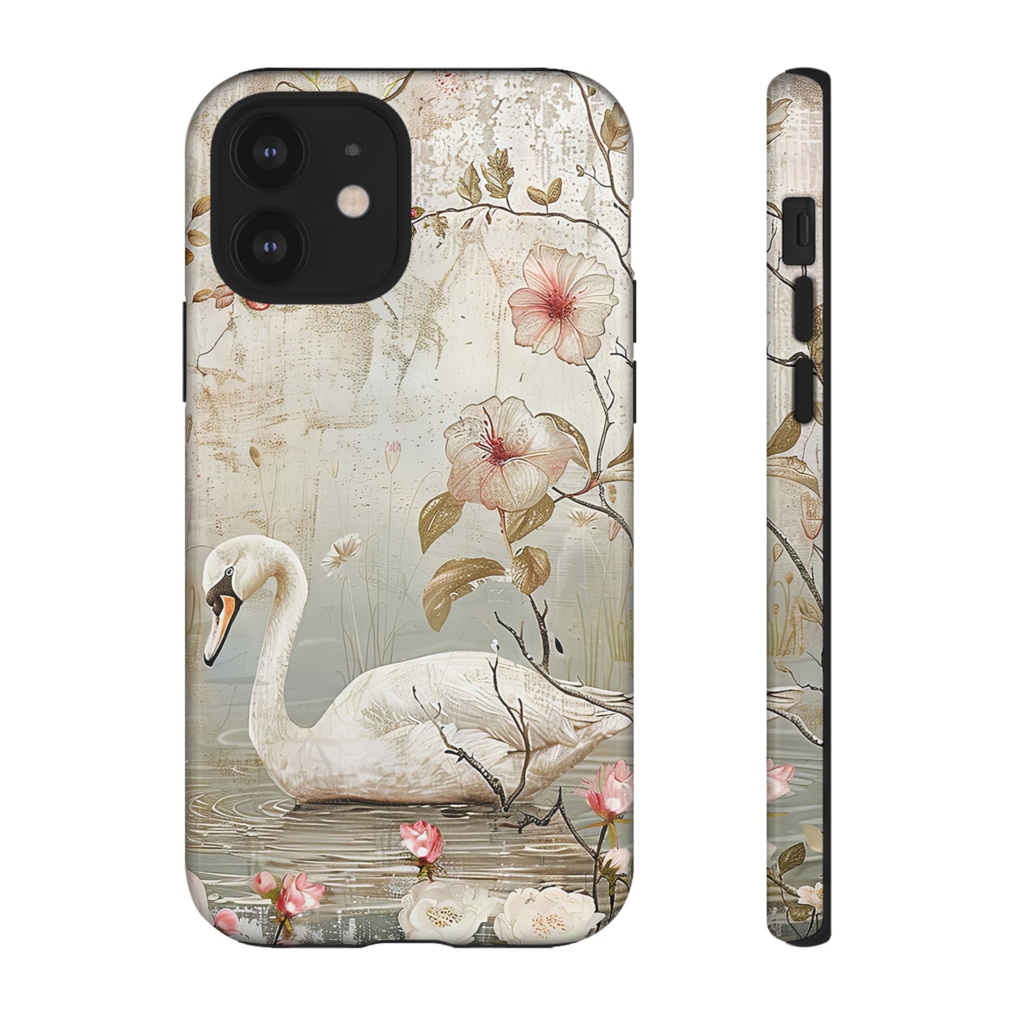 Vintage Swan - iPhone Tough Case