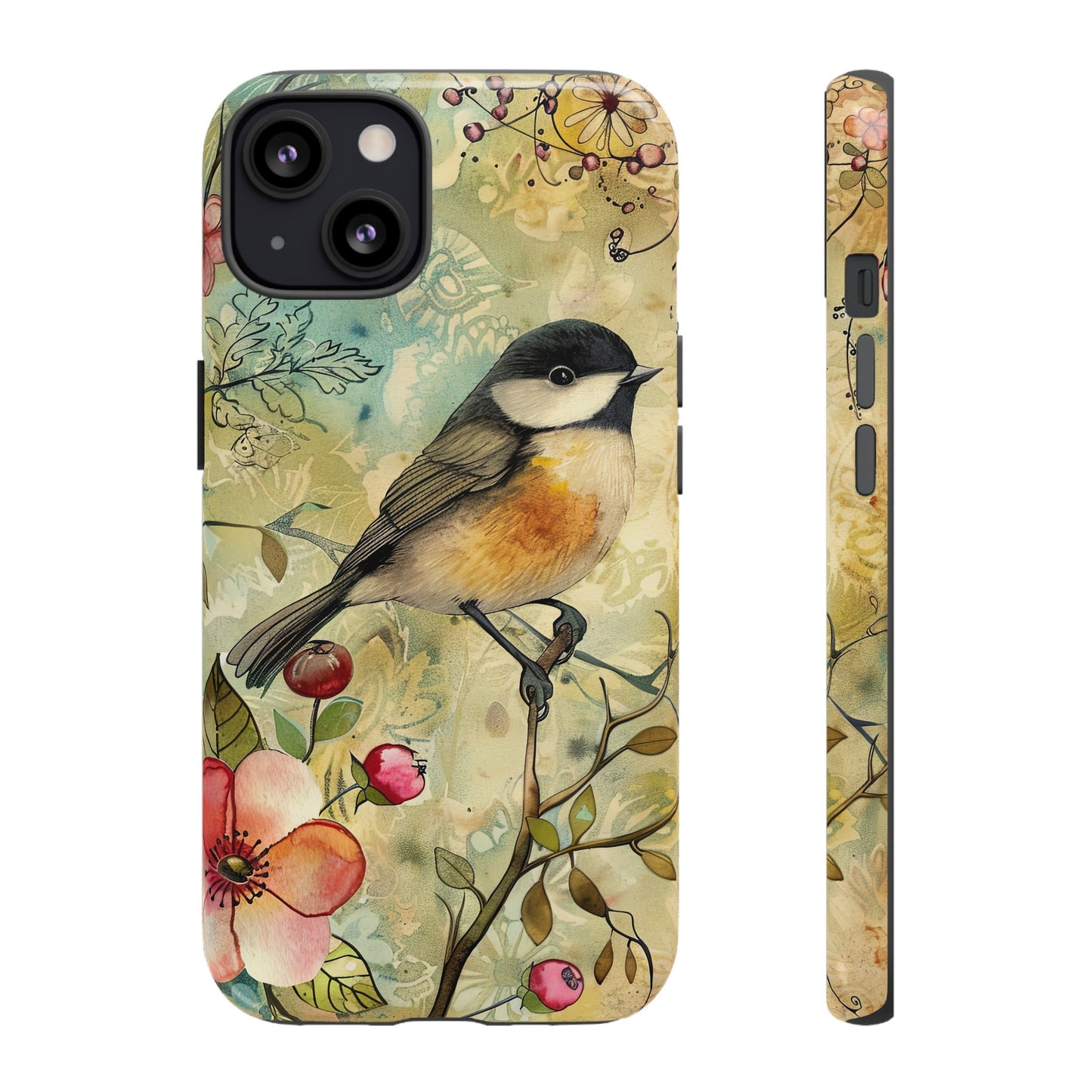 Watercolor Bird - iPhone Tough Case