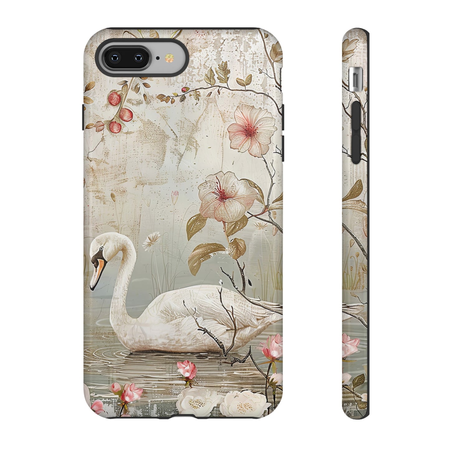 Vintage Swan - iPhone Tough Case