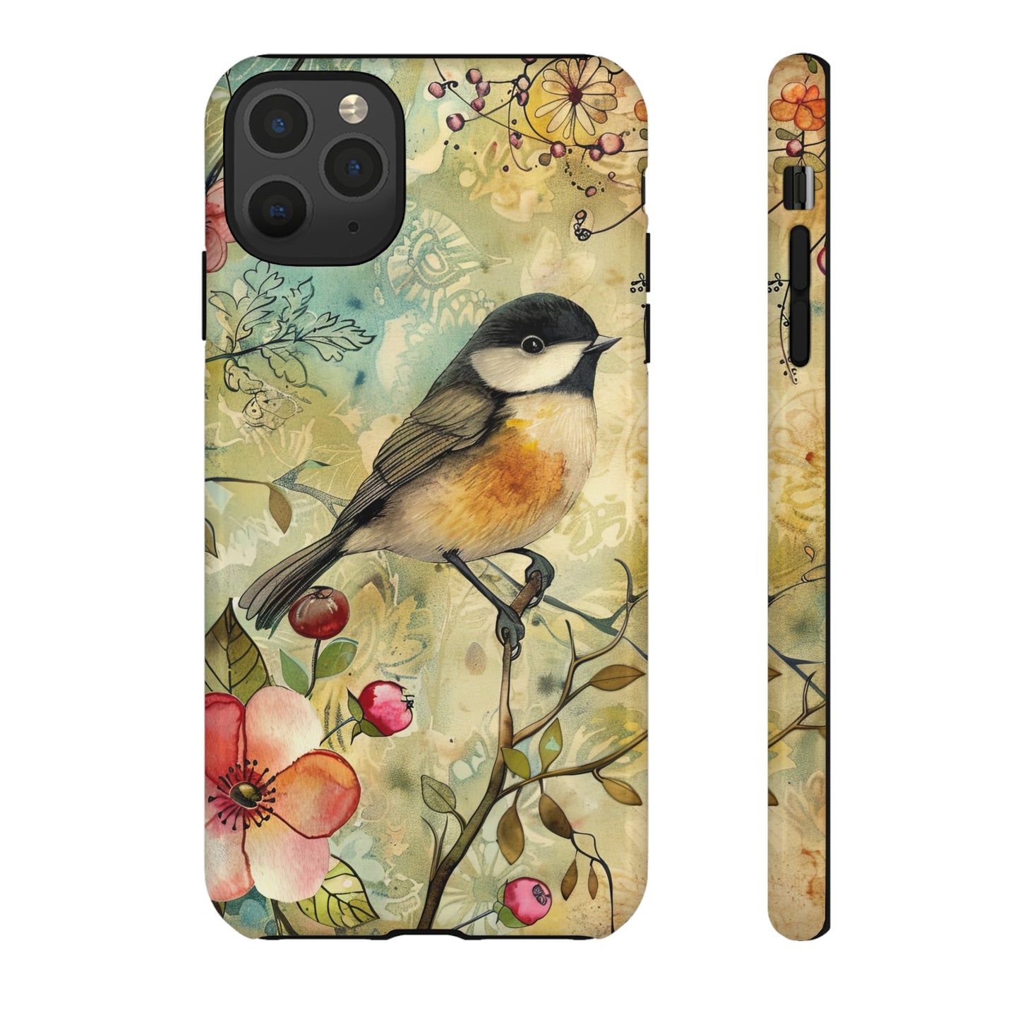 Watercolor Bird - iPhone Tough Case