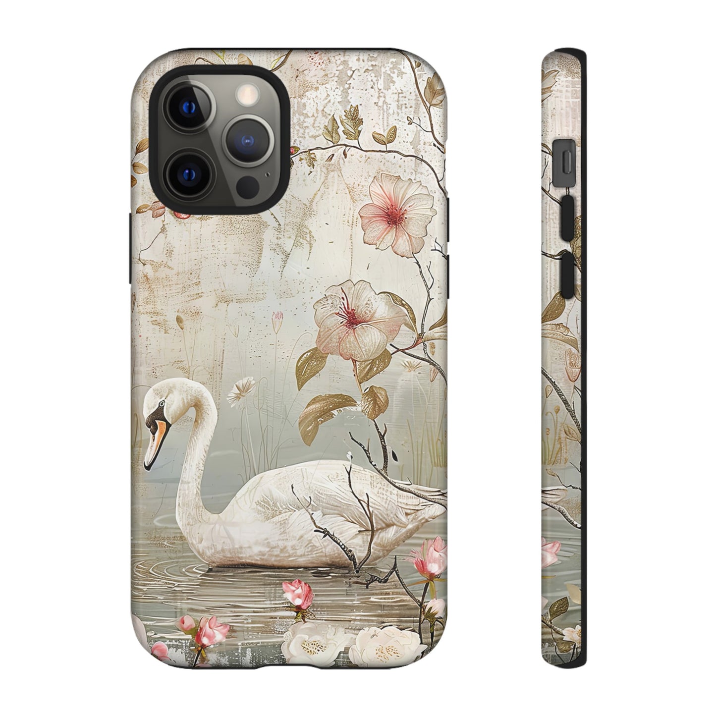 Vintage Swan - iPhone Tough Case