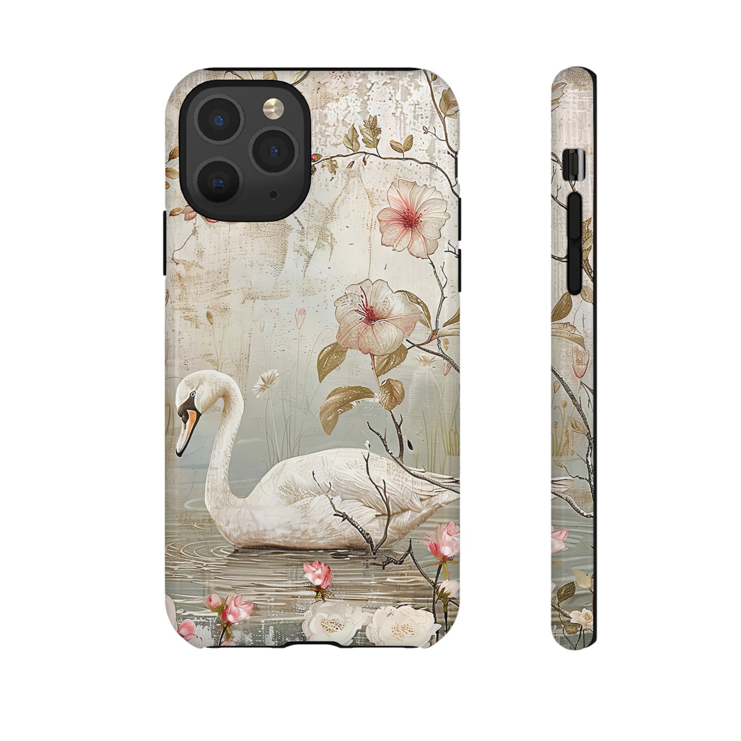 Vintage Swan - iPhone Tough Case