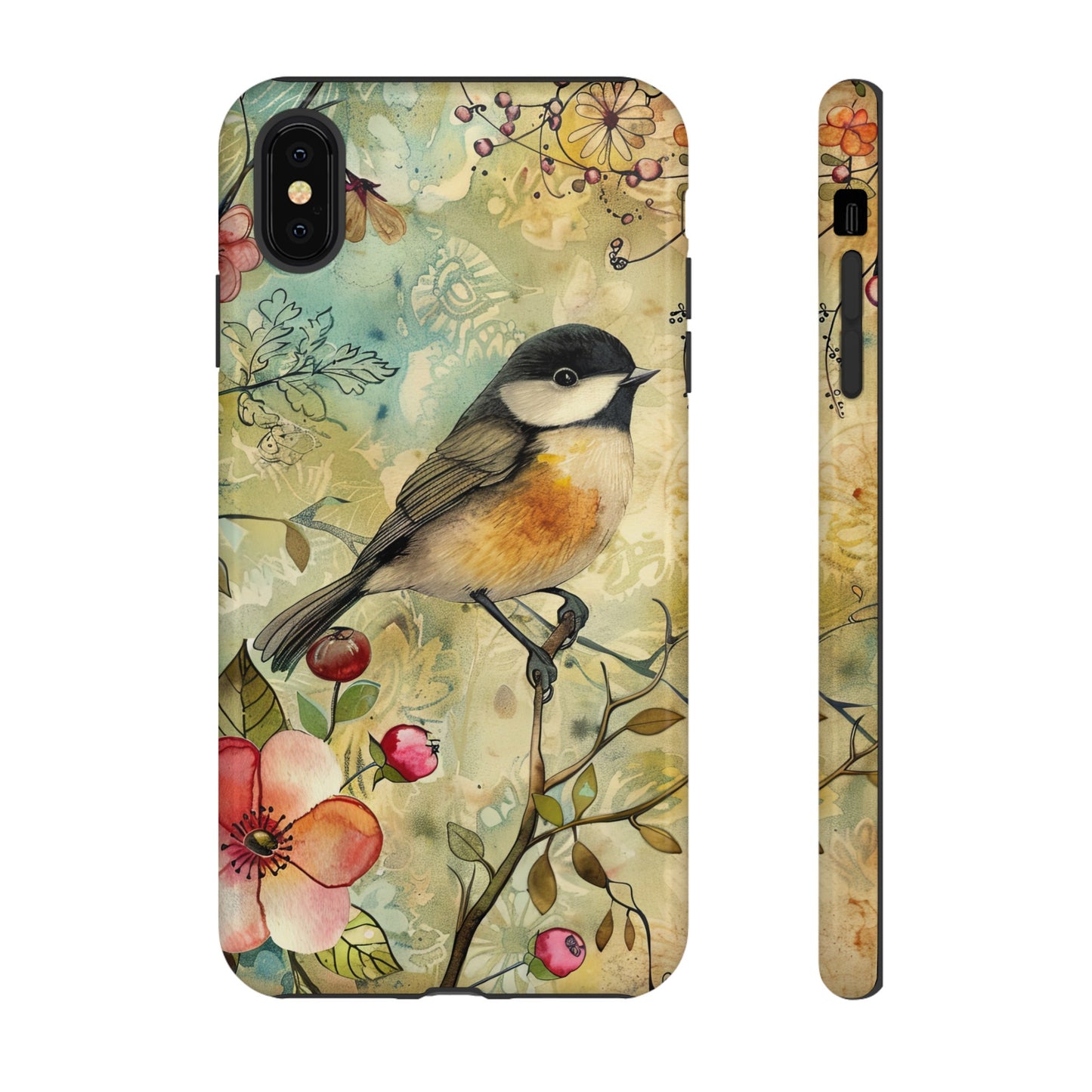 Watercolor Bird - iPhone Tough Case