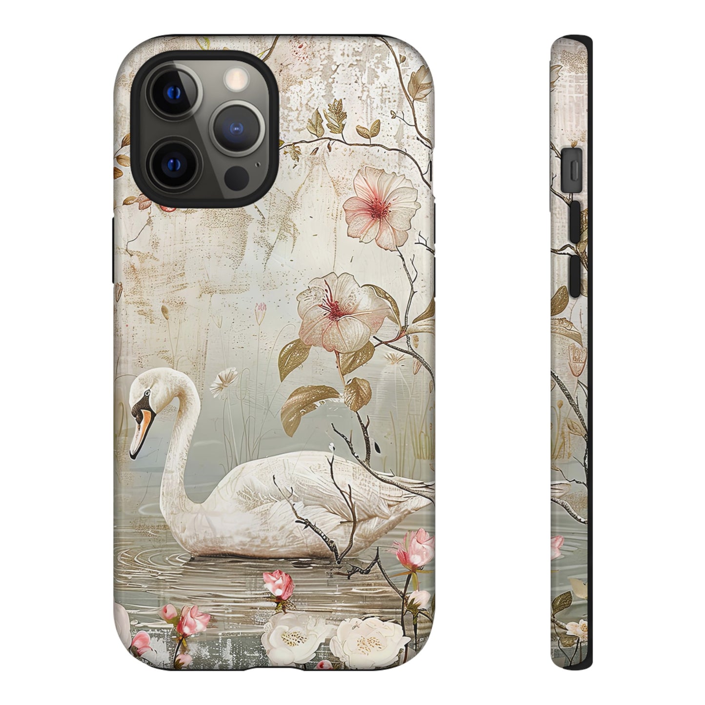 Vintage Swan - iPhone Tough Case