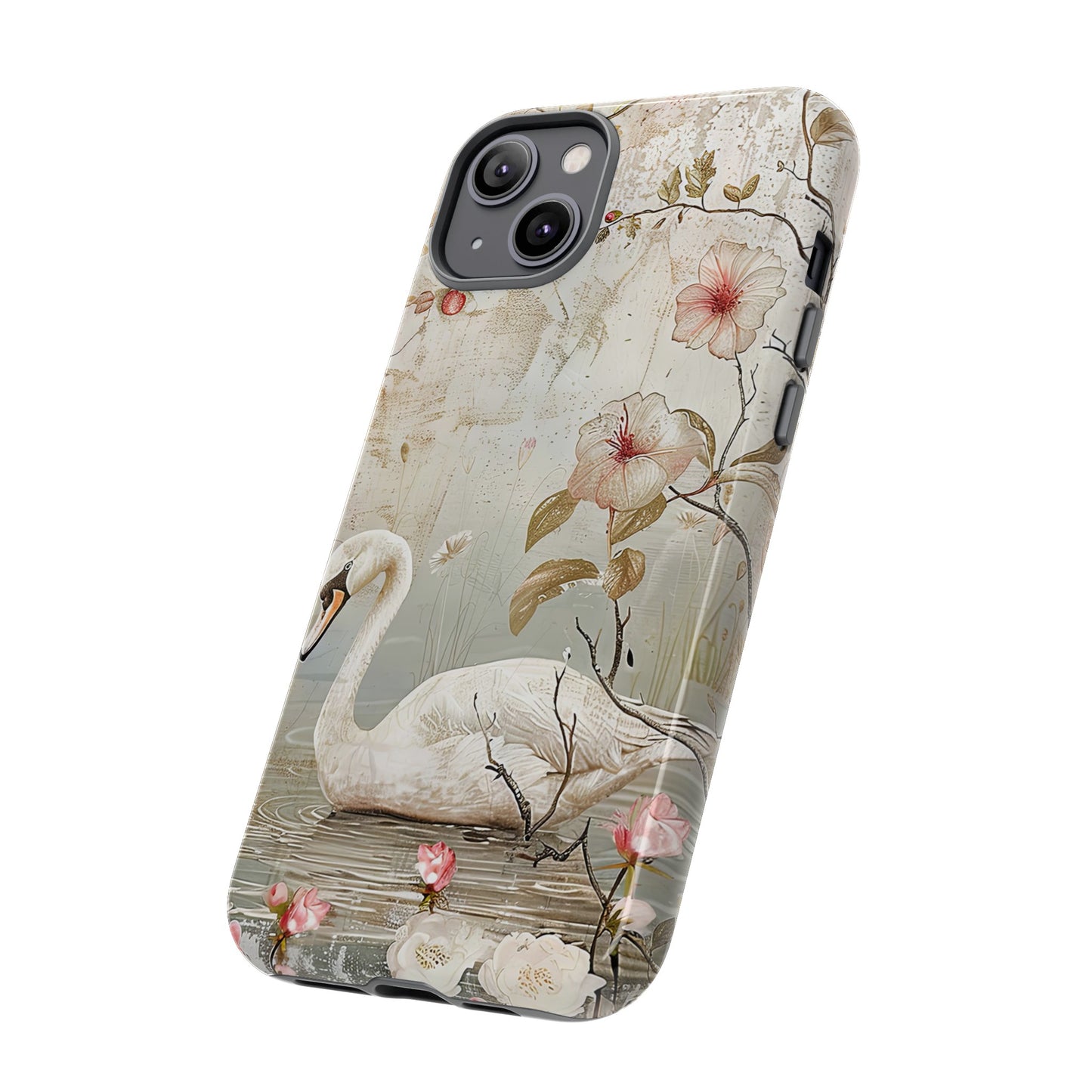 Vintage Swan - iPhone Tough Case