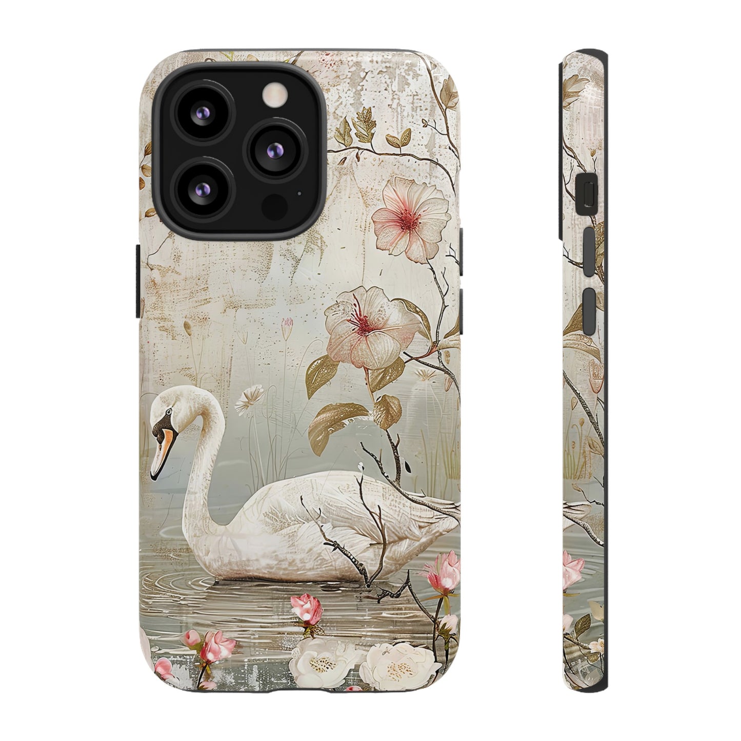 Vintage Swan - iPhone Tough Case