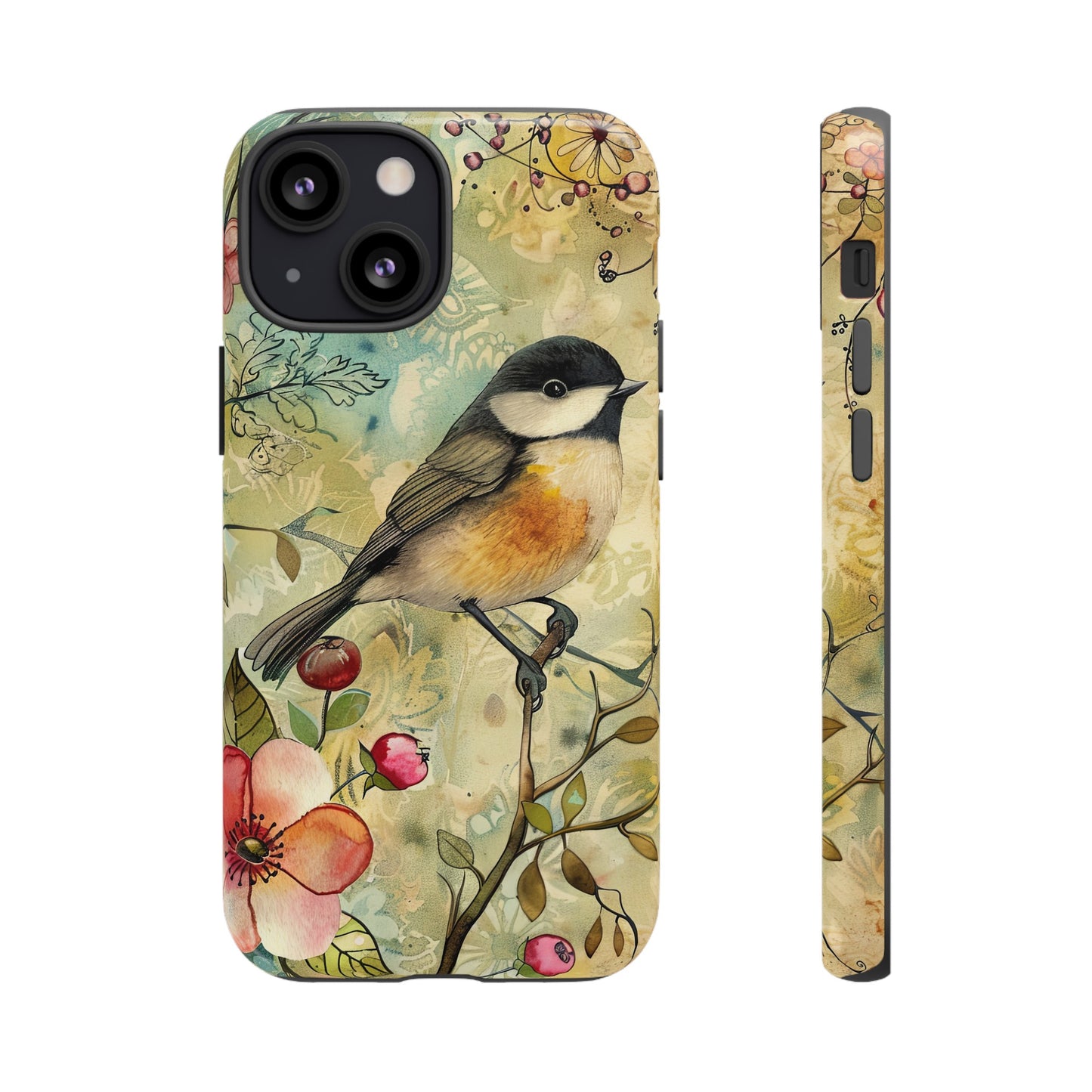 Watercolor Bird - iPhone Tough Case