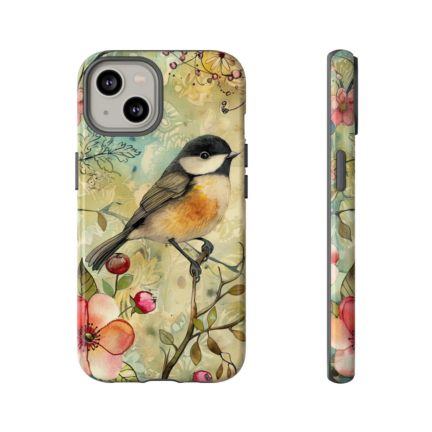 Watercolor Bird - iPhone Tough Case