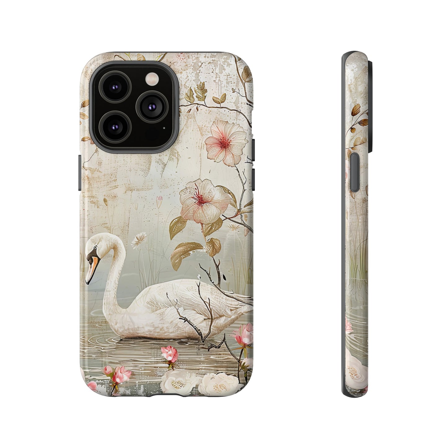 Vintage Swan - iPhone Tough Case