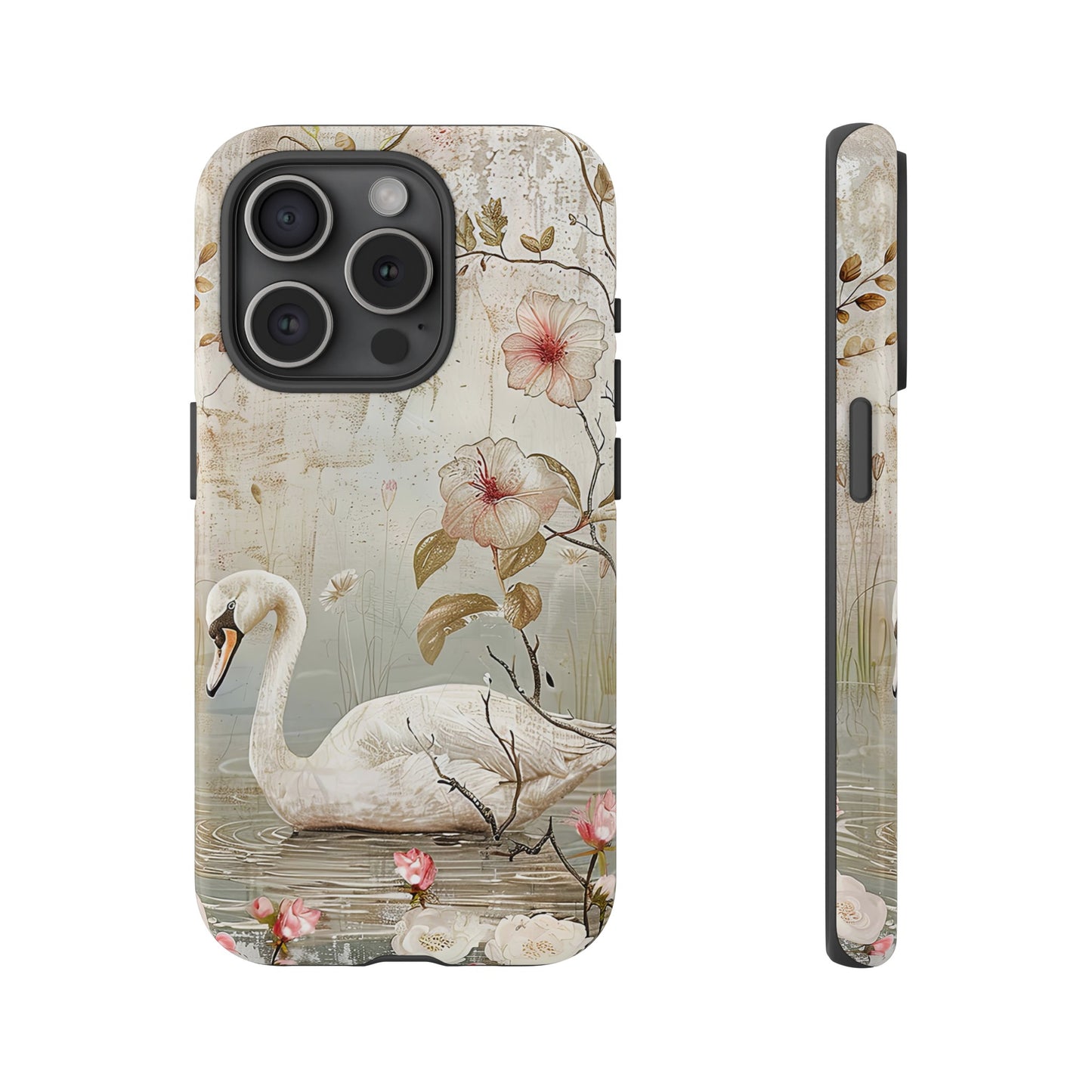 Vintage Swan - iPhone Tough Case