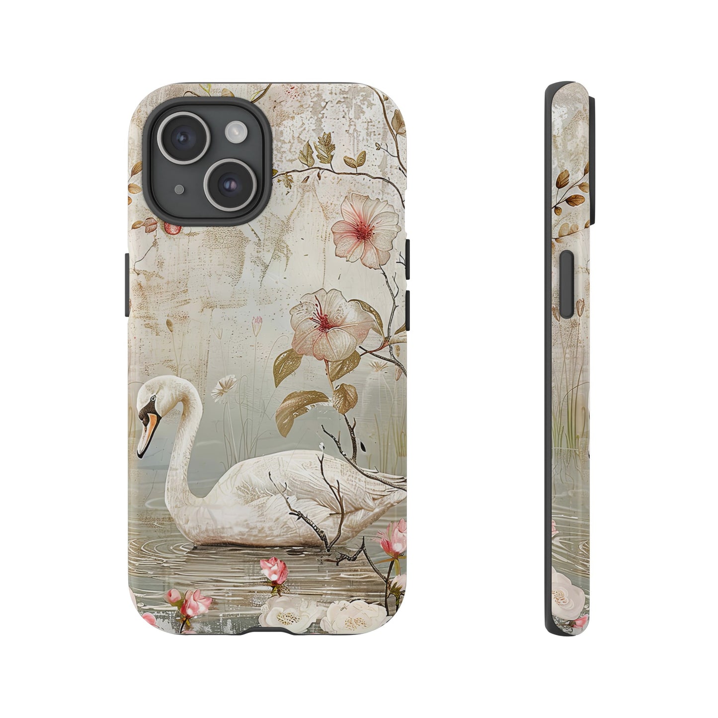 Vintage Swan - iPhone Tough Case