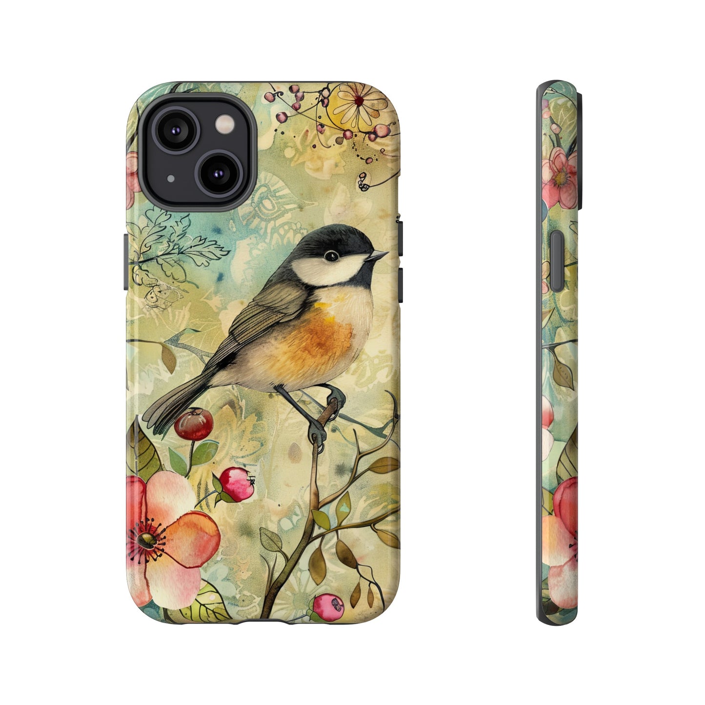 Watercolor Bird - iPhone Tough Case