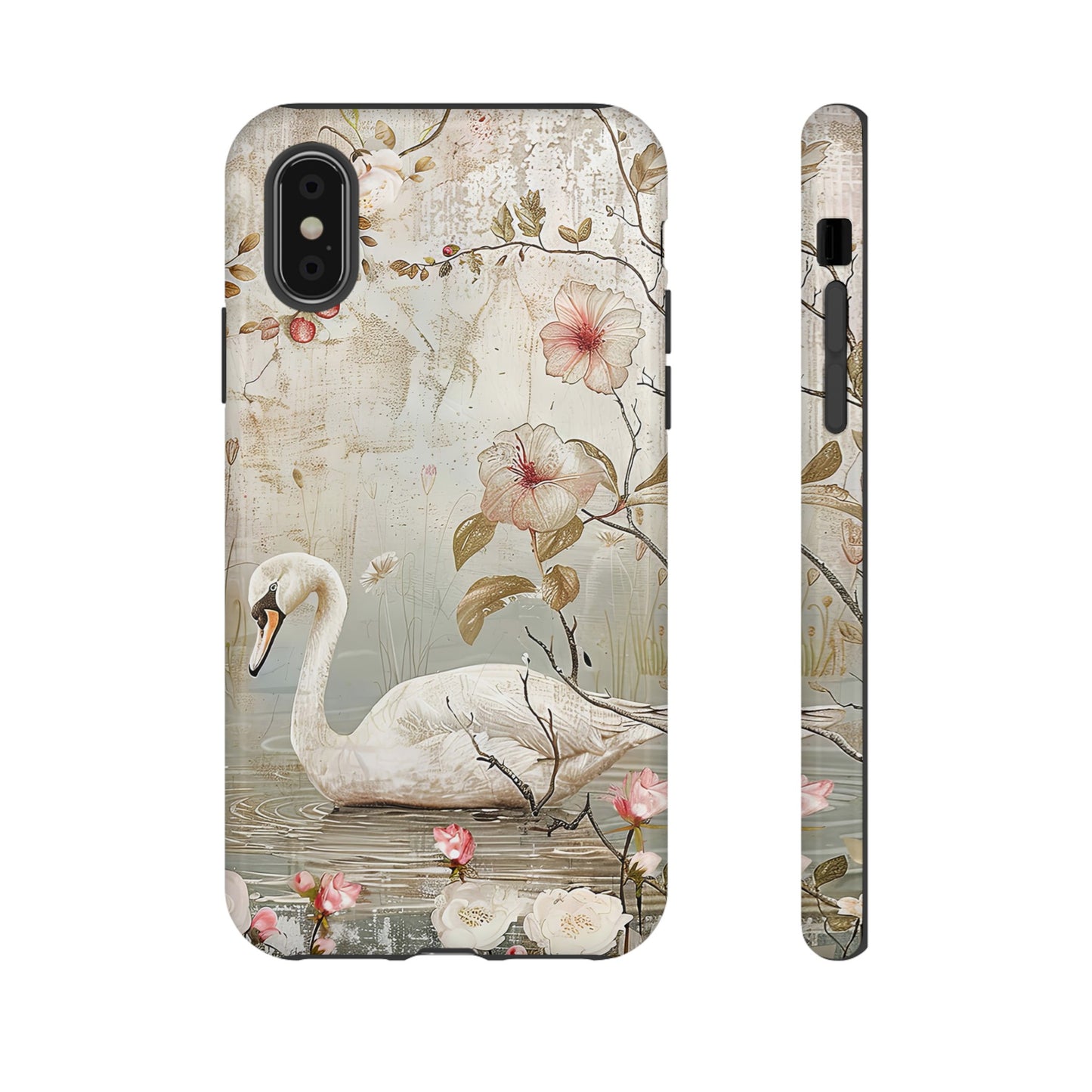 Vintage Swan - iPhone Tough Case