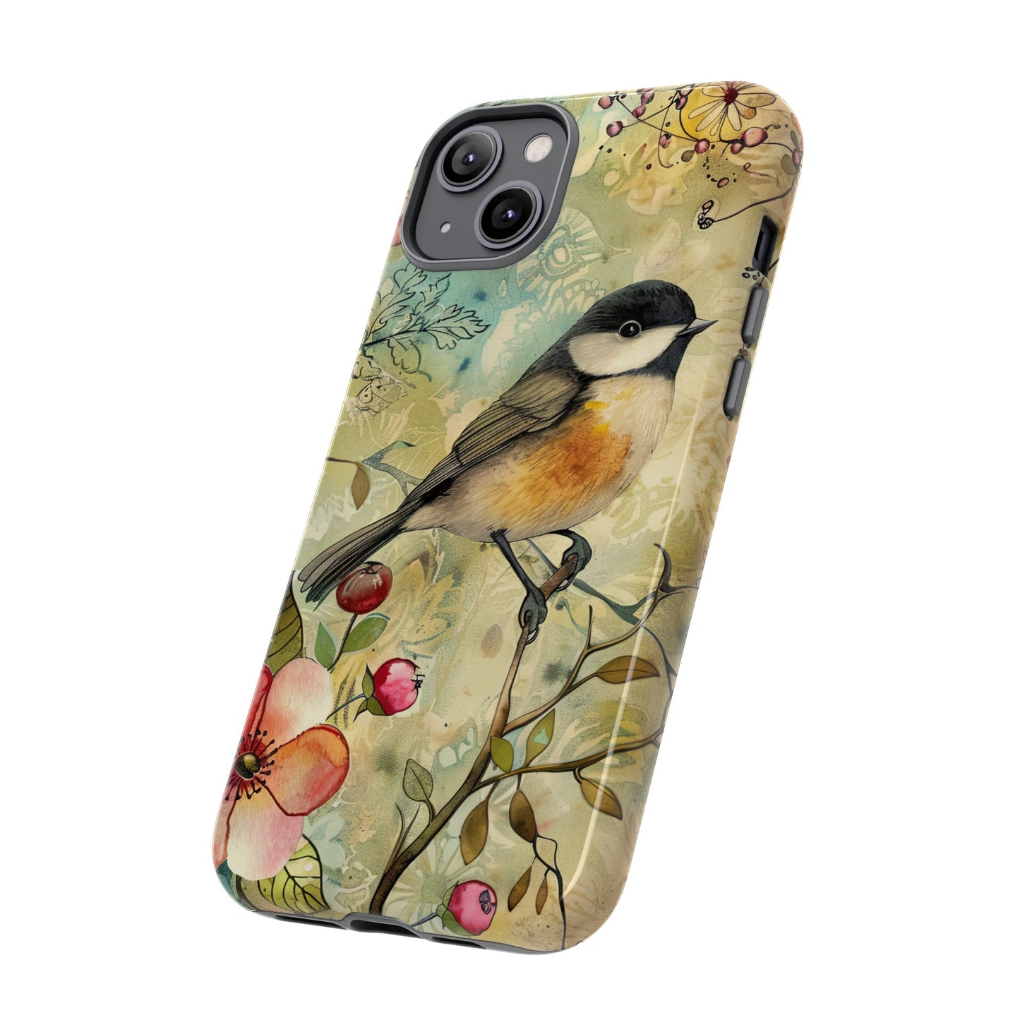 Watercolor Bird - iPhone Tough Case