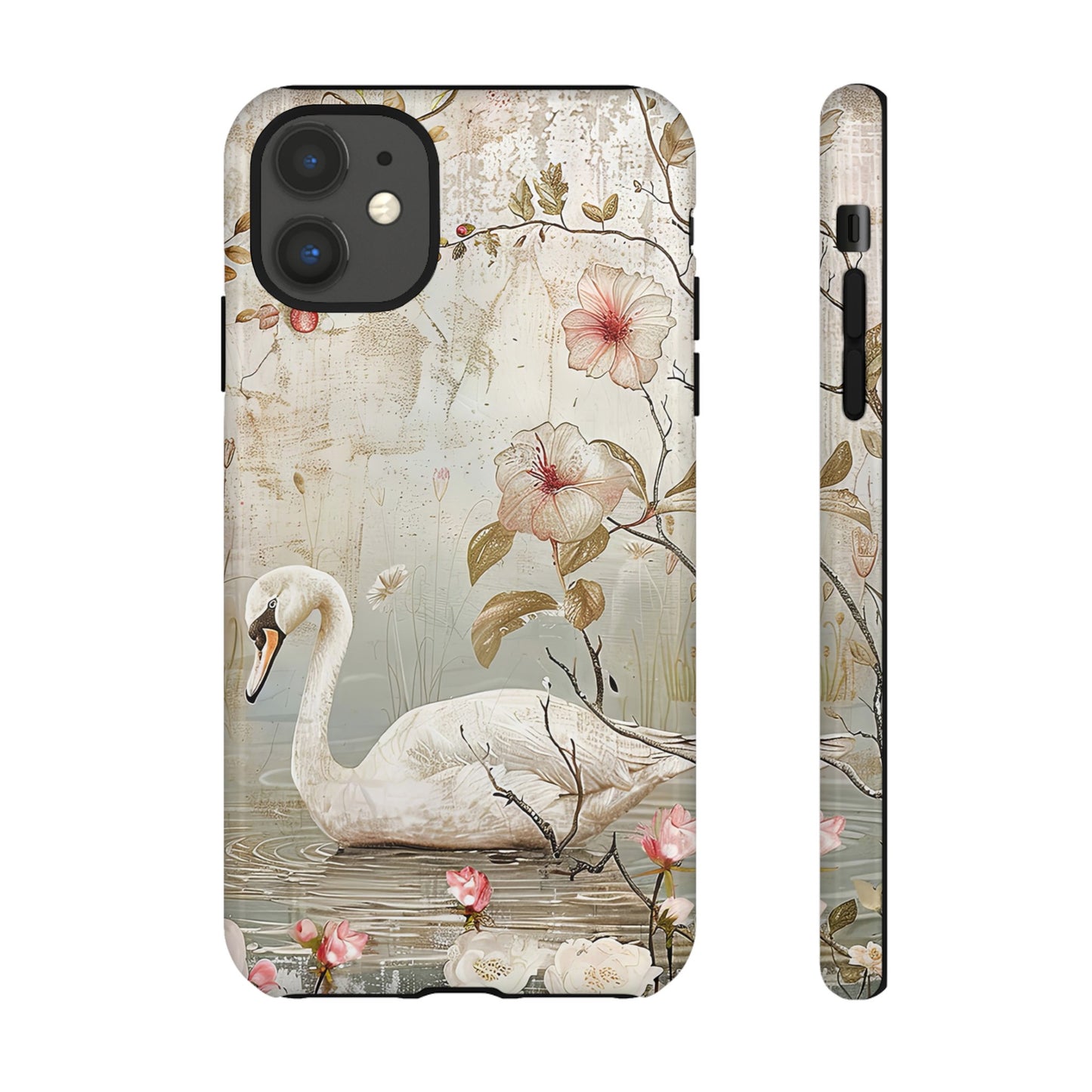 Vintage Swan - iPhone Tough Case